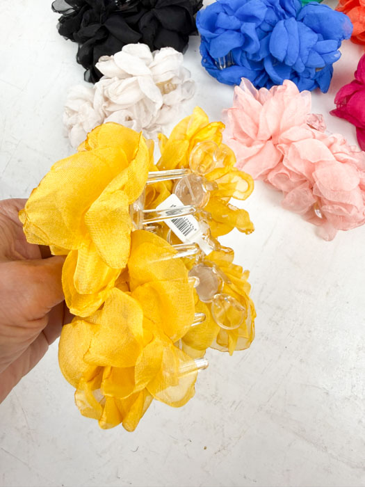 Hair clip flower