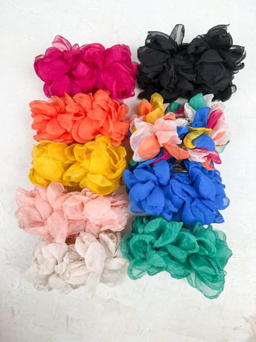 Hair clip flower