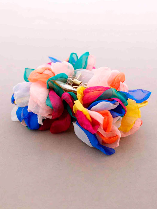 Hair clip flower