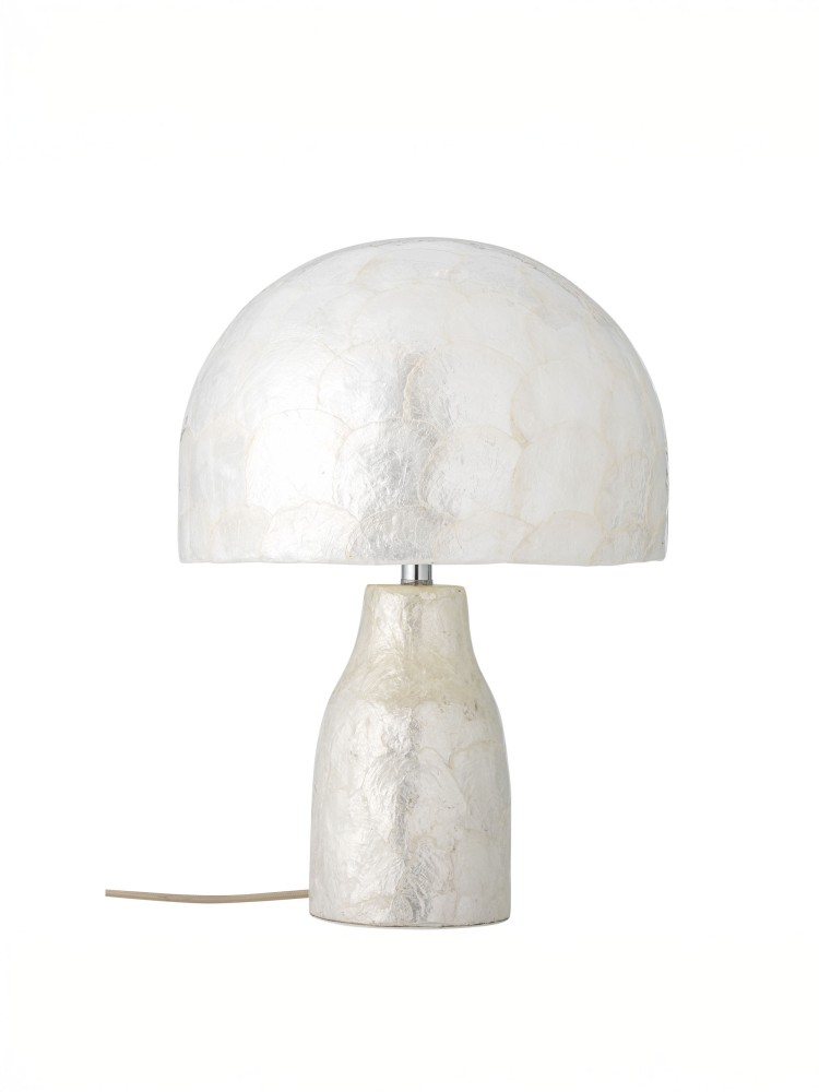 Table lamp & quot;Adria" in capiz shell - White - Image 6