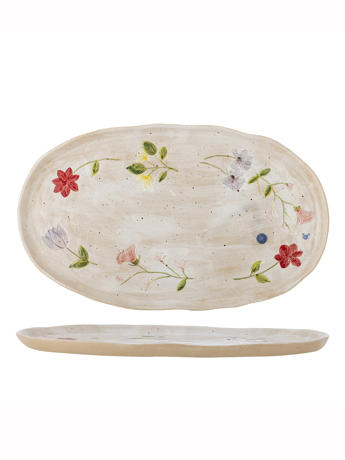 Serving platter "Camilla" with floral motif