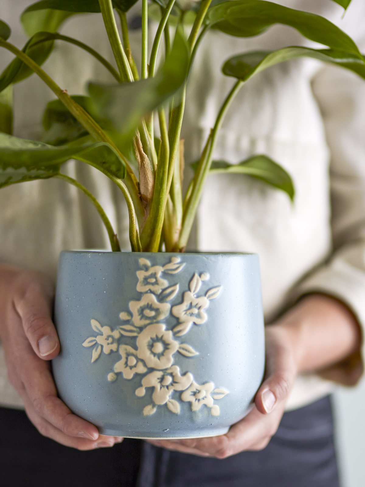 Flowerpot hides "Betino" - Blue