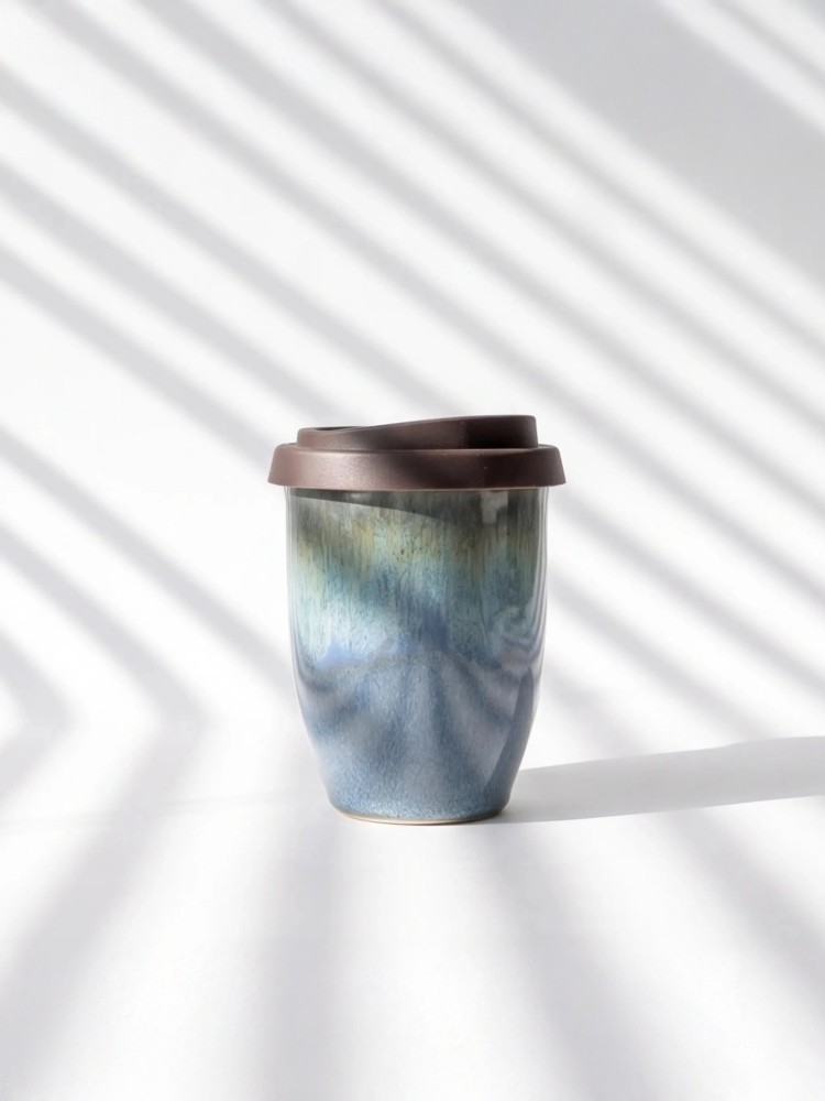 "To go" cup with lid (240 ml) - Amstradam