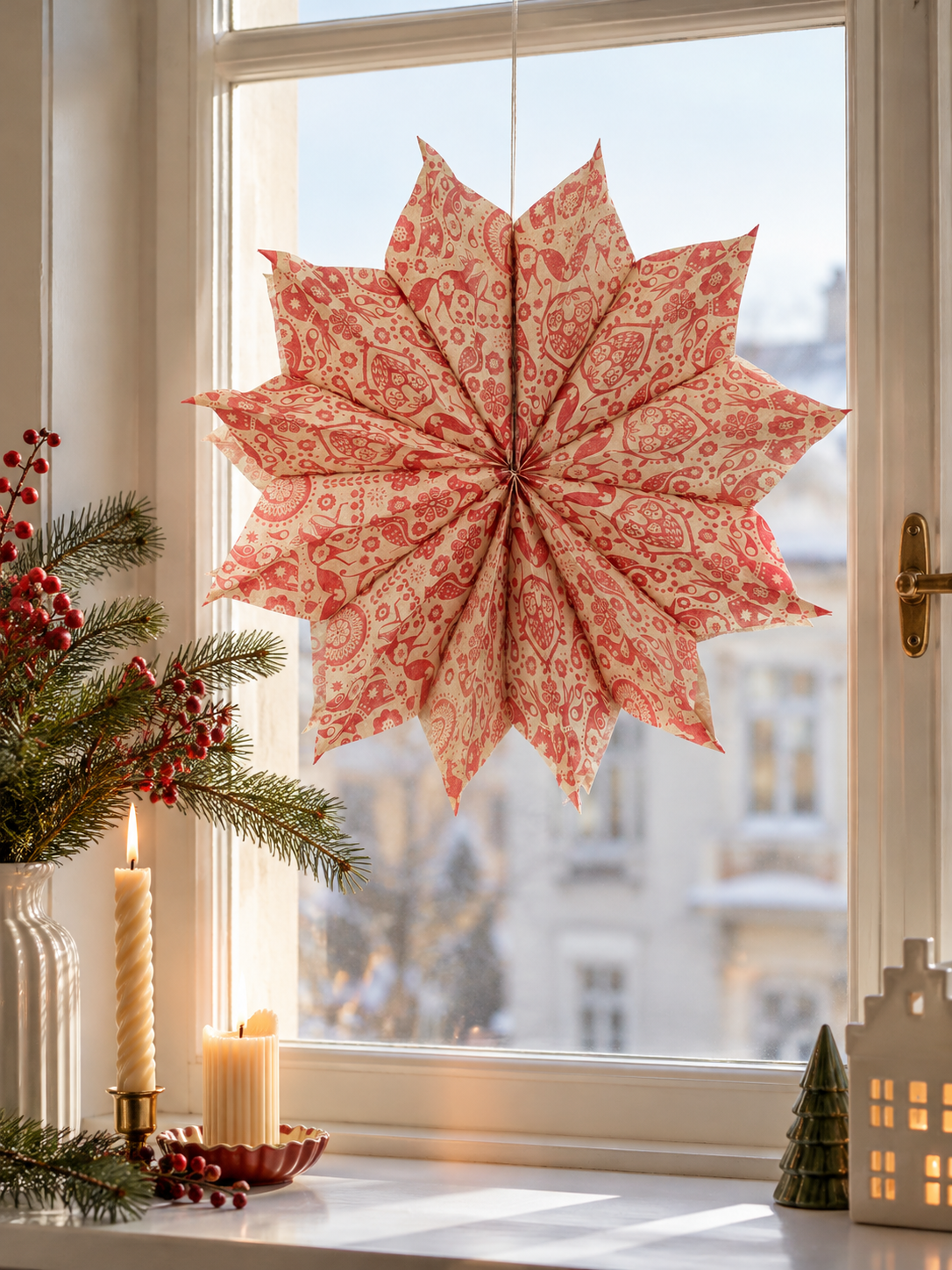 Alternative view of Star in Paper - 