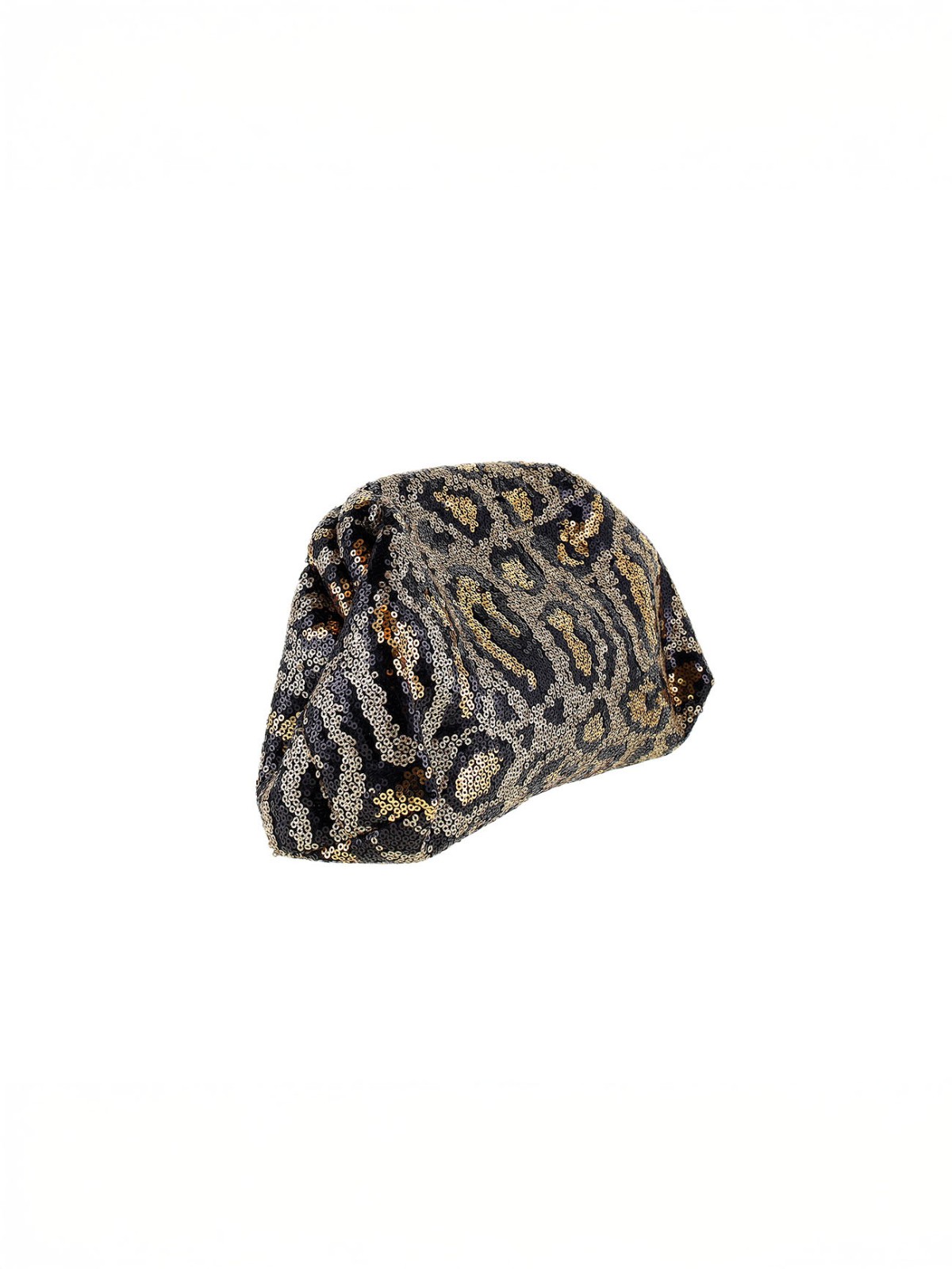 Alternative view of Clutch – Paillette Leopard