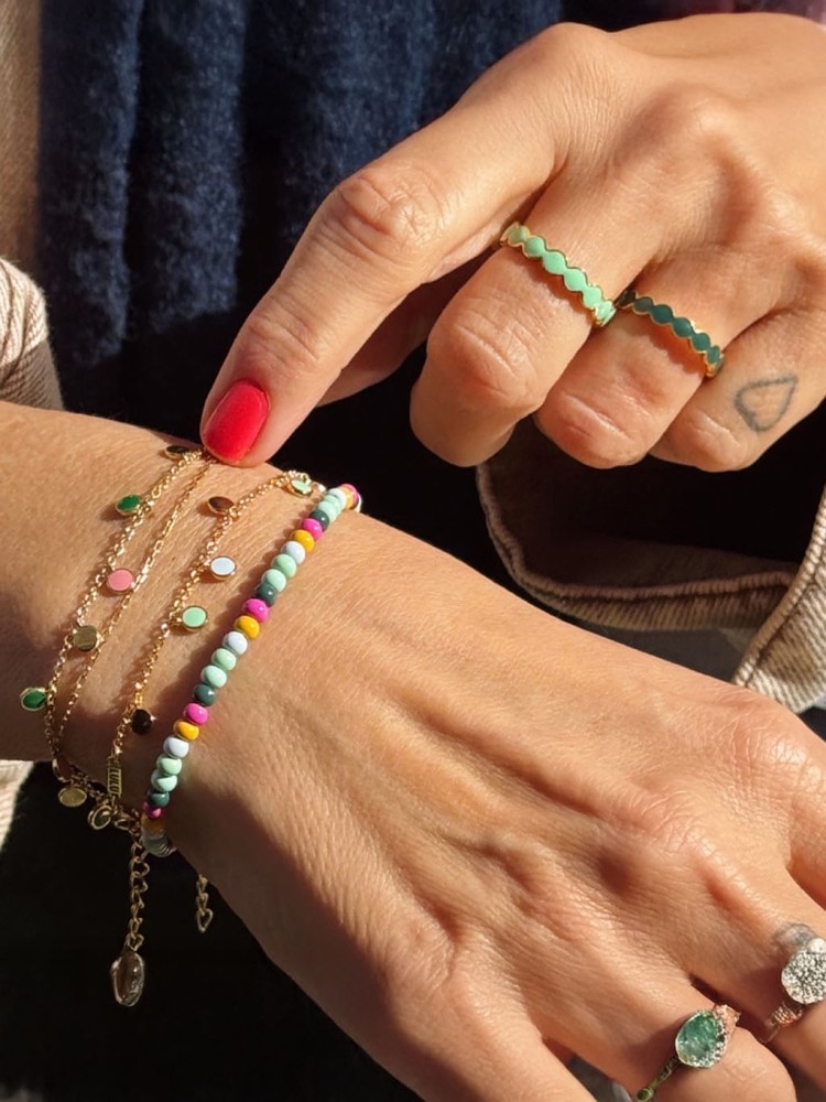 Boho Bracelet - Skyride Blue/Seasalt Green - Image 2