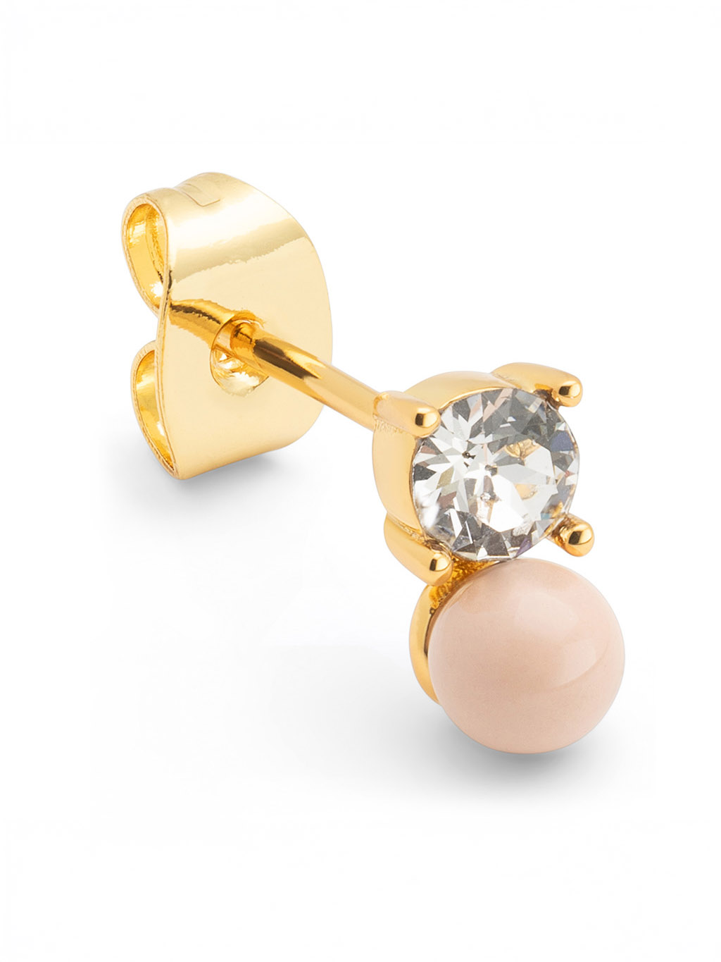 Earrings - "Diamond Eye" - Pink