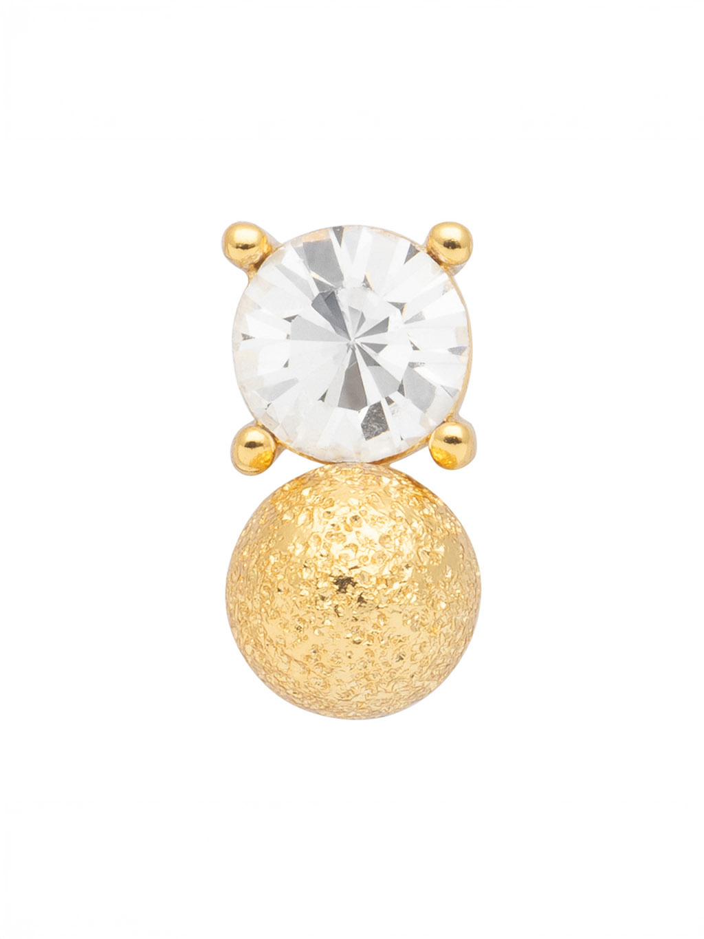 Earrings - "Diamond Eye" - Gold