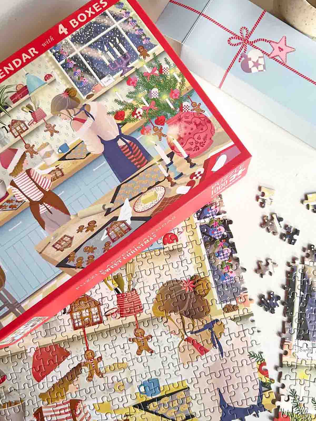 Puzzle advent calendar 1000 pieces - Sweet Christmas - Picture 5