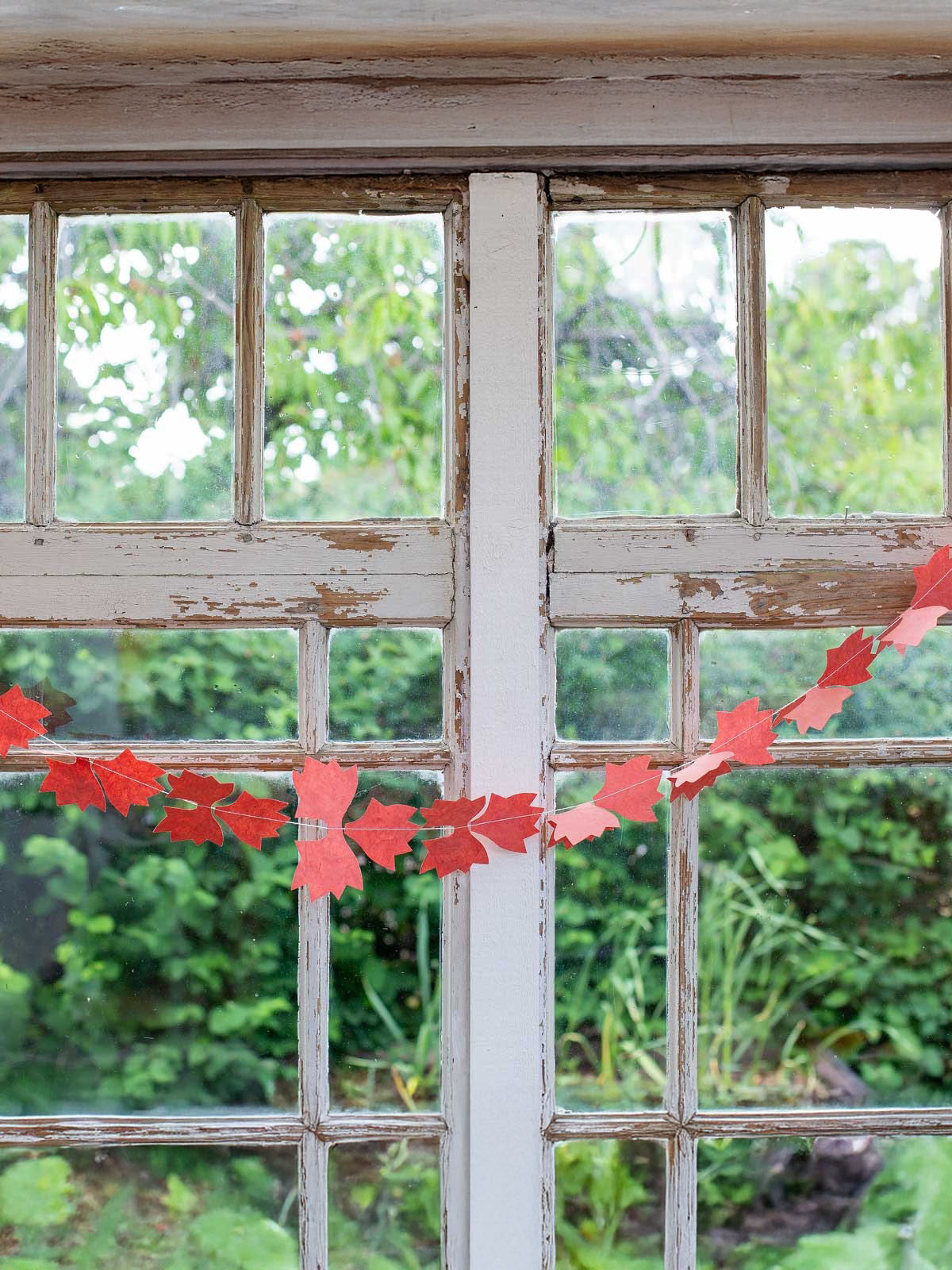 Alternative view of Guirlande with paper - Maple