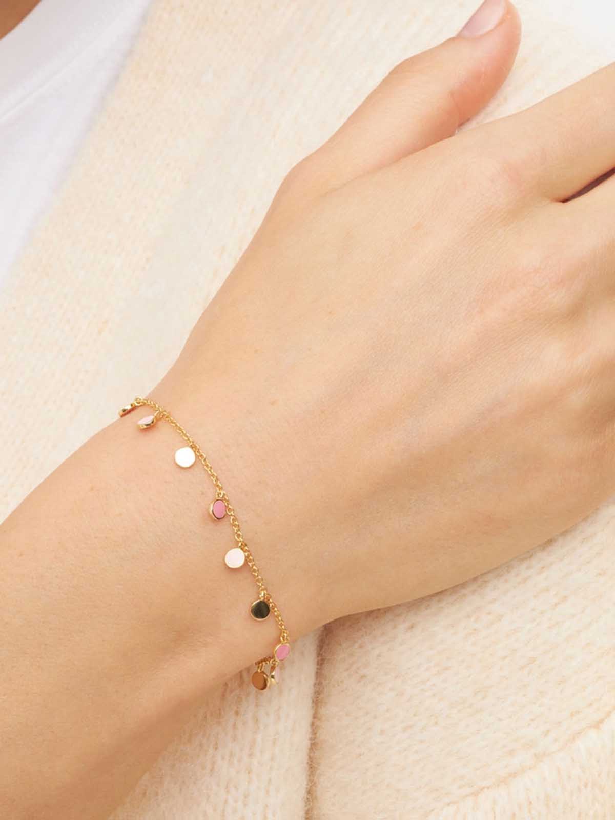 Alternative view of Boho Bracelet - Light Pink