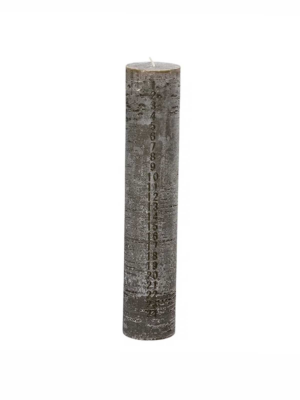 Alternative view of Calendar light – Frozen look – 6x20 cm – Olive