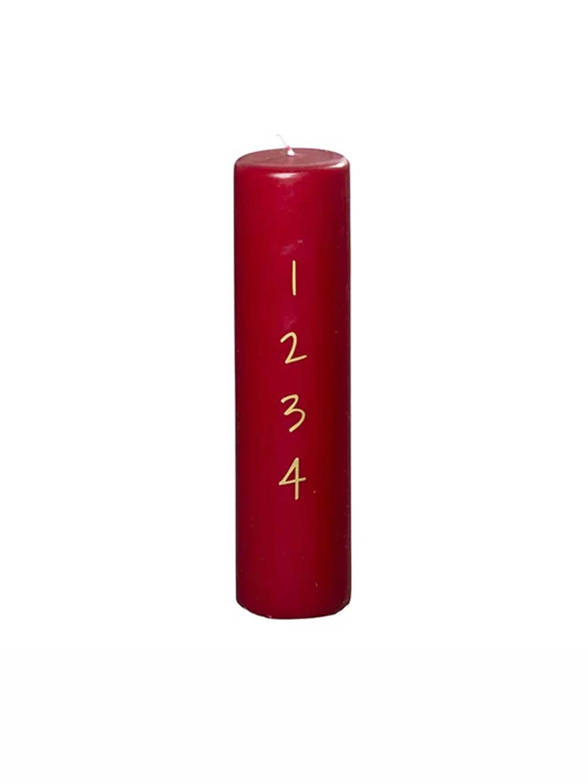 Advent candles (5 x 20) - Red