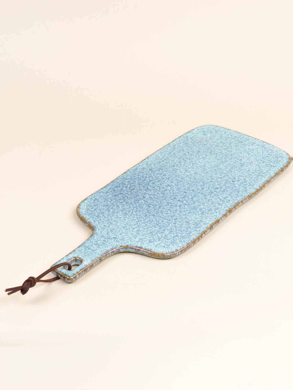 Ceramic serving tray (43 x 18) - Blue