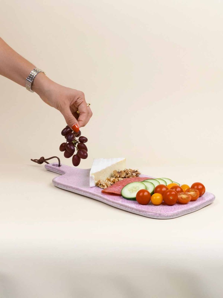Ceramic serving tray (43 x 18) - Purple - Picture 7