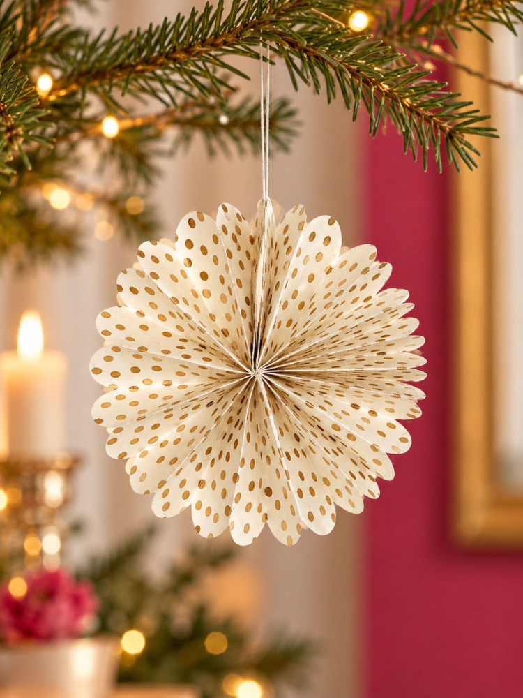Paper pendant (2 pieces) - 