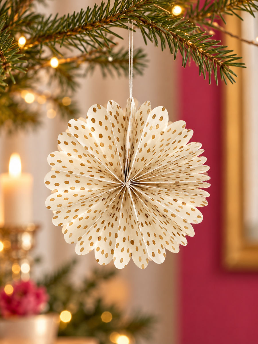 Paper pendant (2 pieces) -