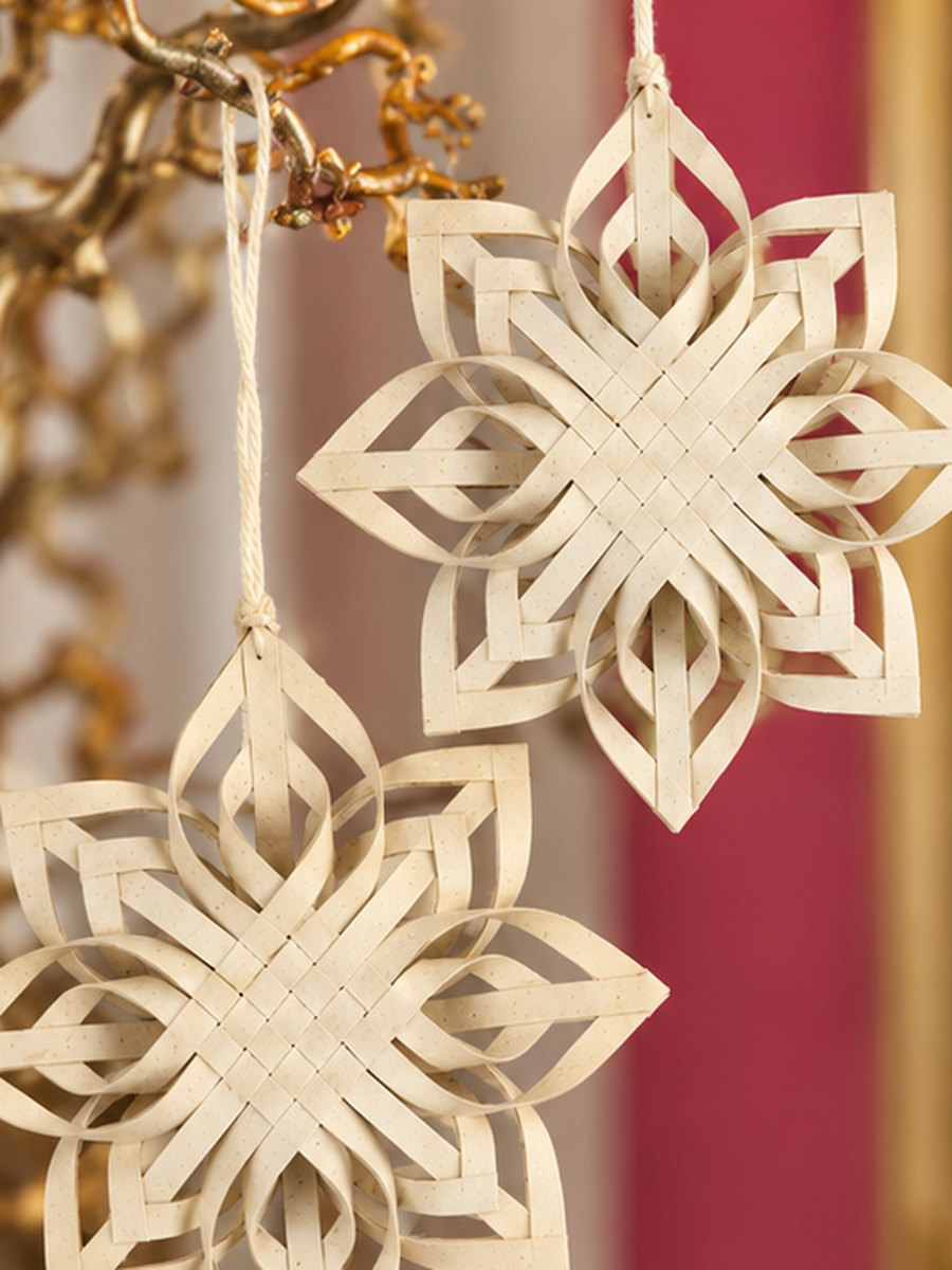 Alternative view of paper pendants - 